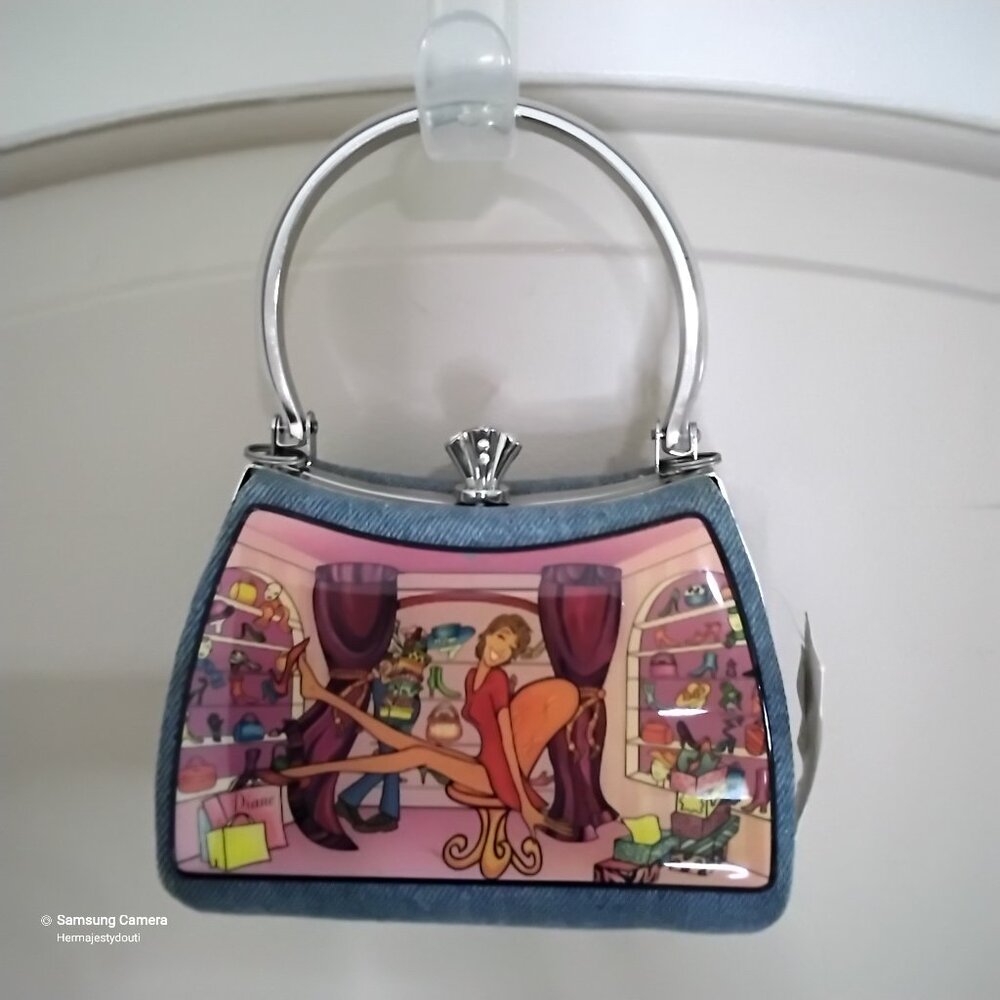 Debbie Brooks New York Chic Boutique Denim Signature Collection Hand Bag NWT Sm.